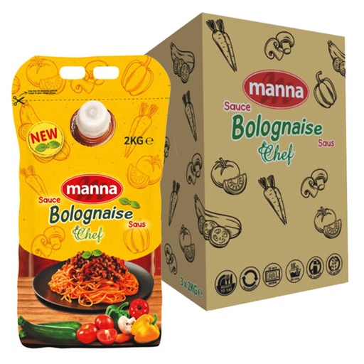 [2172] Sauce Bolognaise Chef Manna Pouch 2 kg 
