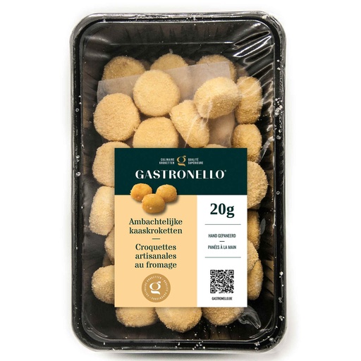 [0944] Croquette Fromage (Boulettes) Artisanales Gastronello 60 x 20 gr