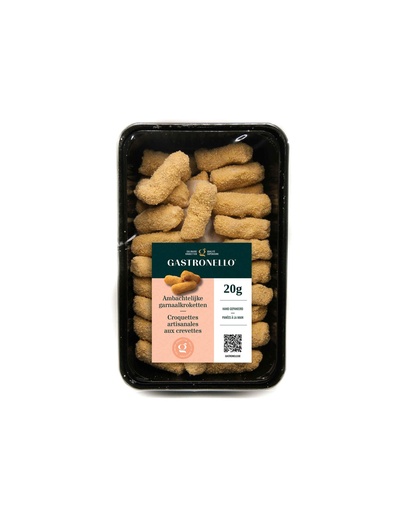 [0937] Croquette Crevettes Artisanales Gastronello 60 x 20 gr