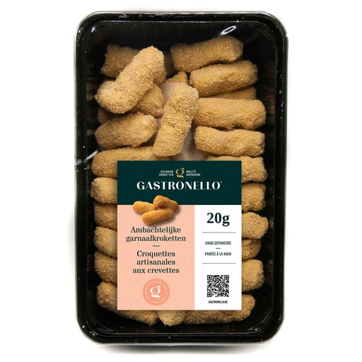 [0937] Croquettes Crevettes Artisanales Gastronello 60 x 20 gr
