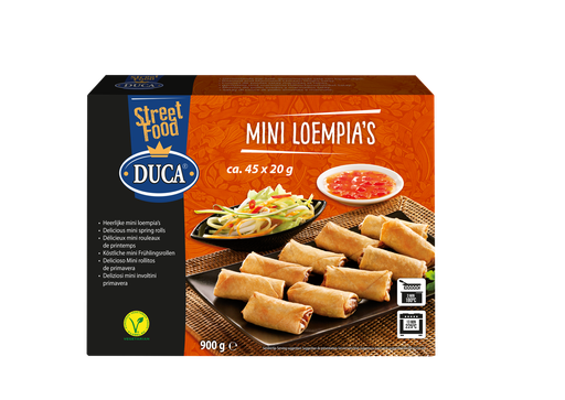 [W3424] Mini Loempia Végetarien Duca 45 x 20 gr