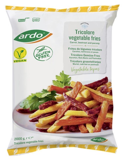 [1626] Frites Legumes Tricolor Ardo 2 kg