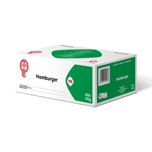 [19223] HAMBURGERS VERT 40X90GR VANREUSEL
