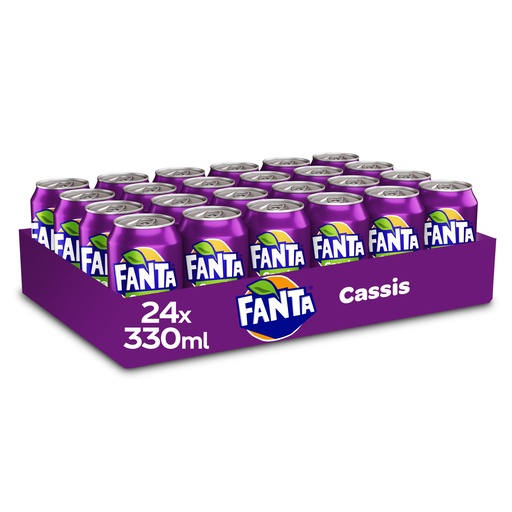 [19314] Fanta Cassis Canette 24 x 33 cl