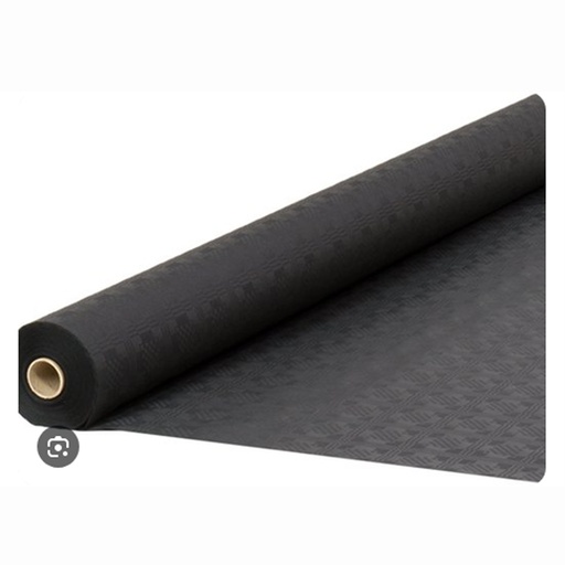 [5431] Nappes Damast 120 Cm x 100 M Noir  Gautier
