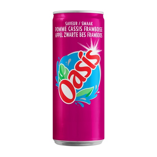 [15010] Oasis Pom-Cas-Framb Slim Can 24 x 33 cl