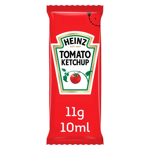 [6809] Tomates Ketchup Portions Sachets Heinz 200 x 11 gr