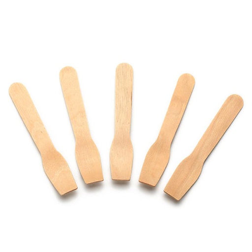 [w2247] Cuillier Glace Bois 95mm Sier 3 x 100 pcs