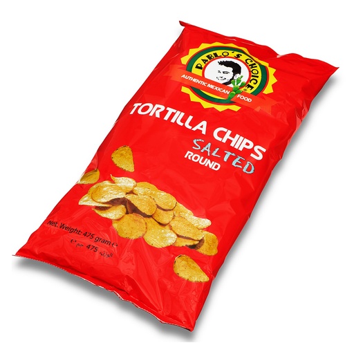 [17907] LA285.1 Tortilla Chips Naturel Round La Streetfood 475 gr