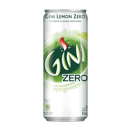 [5113] Gini Zero Sleek Can 4 x 6 x 33 cl