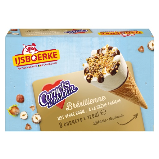 [9040] Cornet D Amour Bresilienne Ijsboerke 16 x 120 ml