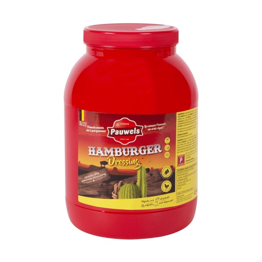 [6117] Hamburger Dressing Pauwels 3 L