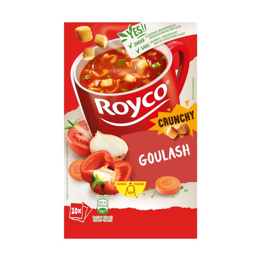 [6401] Royco Minute Soupe Goulash 20 pcs