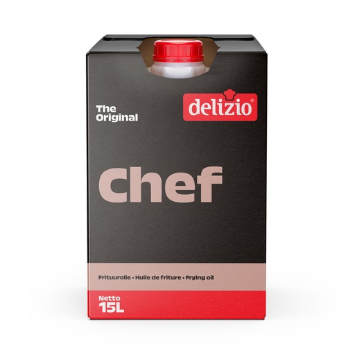 [3548] Huile Friterie (Mixed) Chef Delizio 15 L