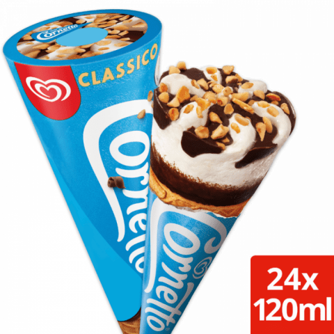 [9015] Cornet Vanille 16 x 120 ml