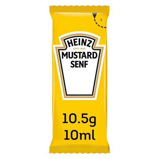 [6808] Moutarde Sauce Portions Sachets Heinz 200 x 10 ml