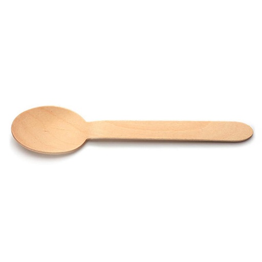 [14557] Cuillere En Bois 100 pcs
