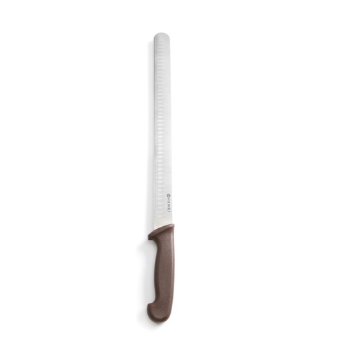 [10352] Couteau Viande Cuite 350Mm - Brun - Hendi