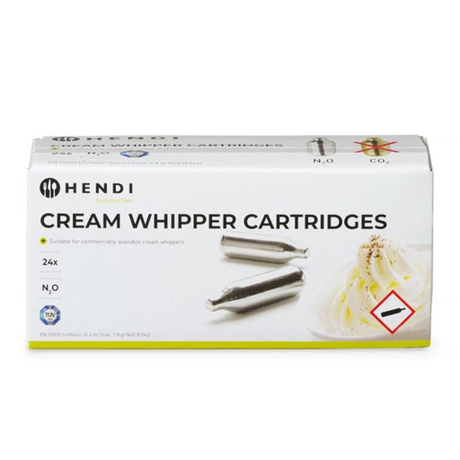[101034] 588215 Cartouches chantilly Hendi - 24 pcs