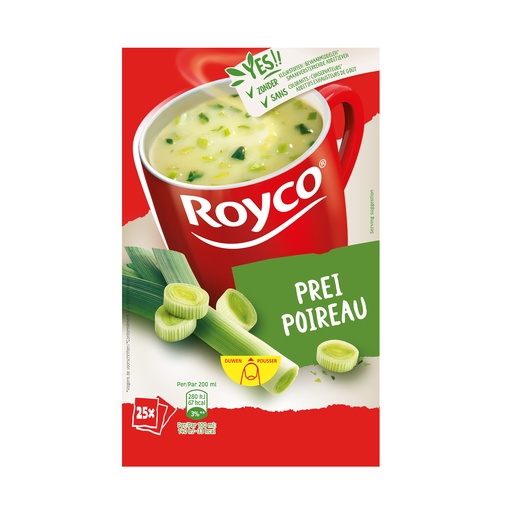 [6407] Royco Minute Soupe Poireaux 25 pcs 